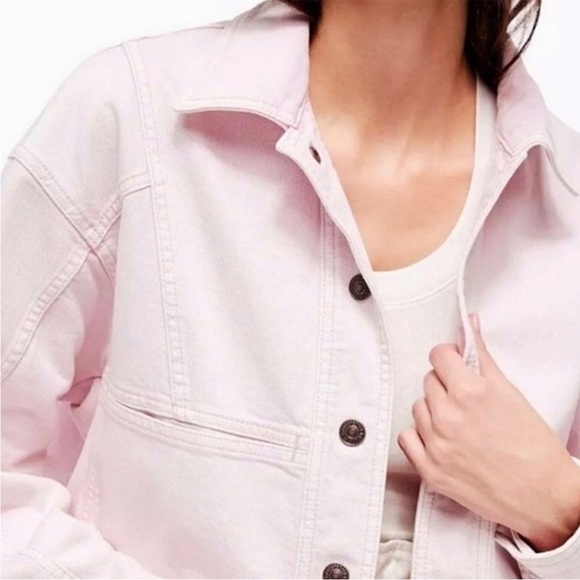 Free People Star Crossed Denim Jean Jacket - Picture 2 of 7